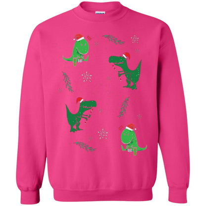 Funny Christmas T-shirt Merry Christmas Dinosaur Heliconia