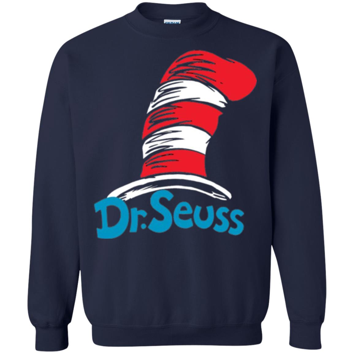 Film Lover T-shirt Dr. Seuss Hat T-shirt Navy