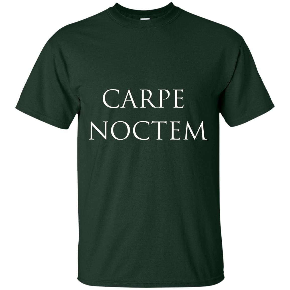 Latin Phrase Carpe Noctem Shirt Forest