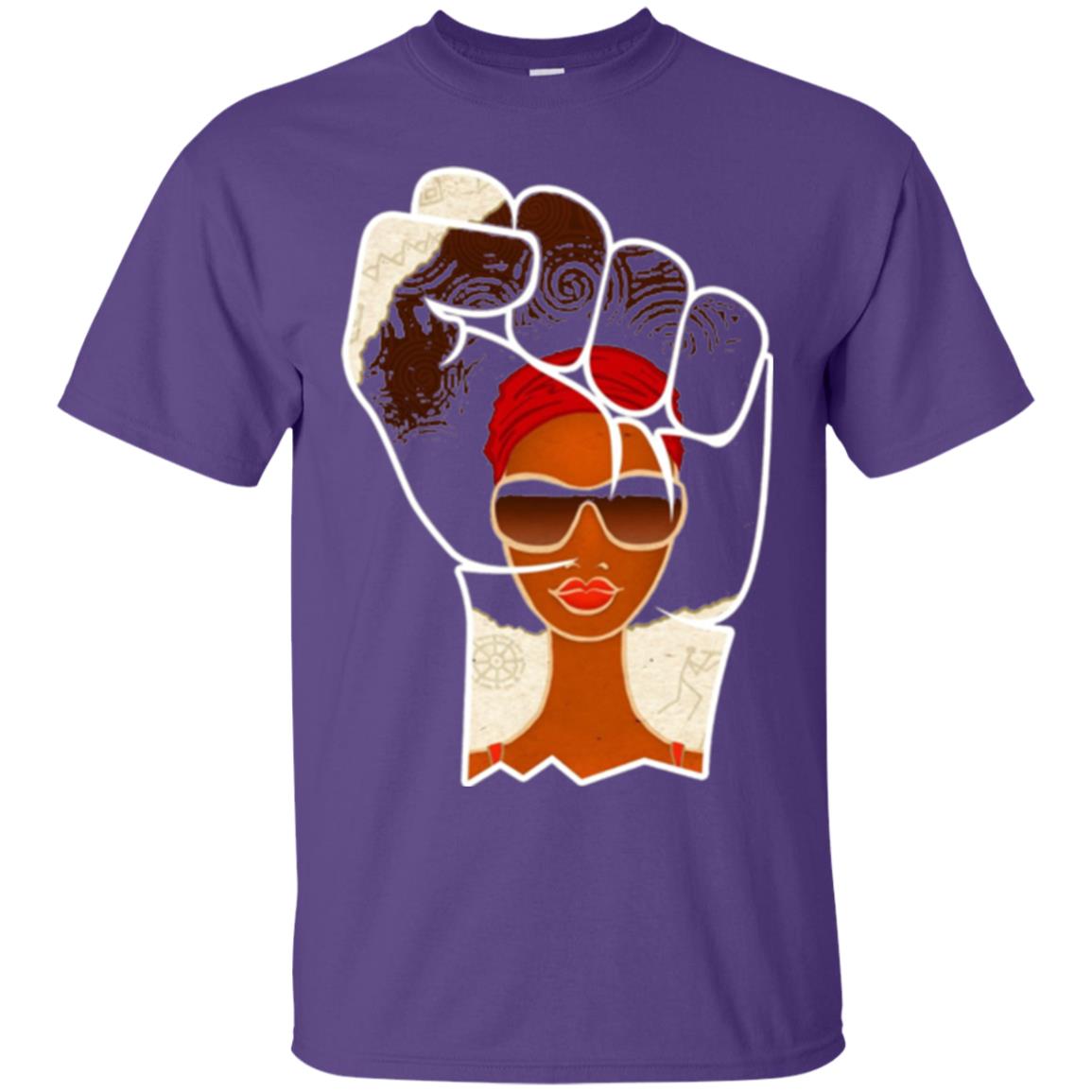 Civil Rights Black History Movement T-shirt Purple