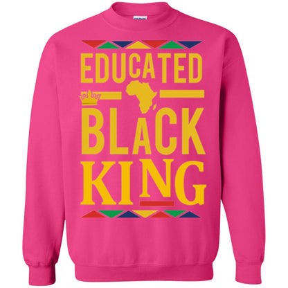 African Dna Pride T-shirt Dashiki Educated Black King Heliconia