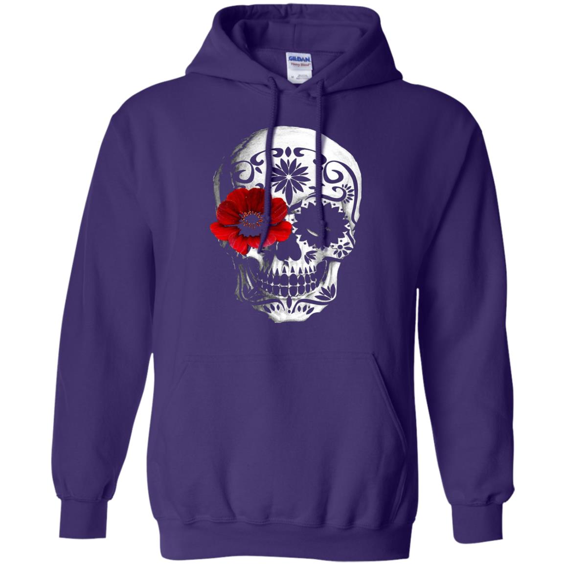 Day Of The Dead Sugar Skull Cinco De Mayo Shirt Purple
