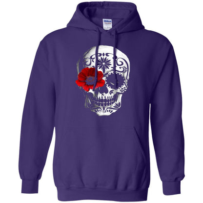 Day Of The Dead Sugar Skull Cinco De Mayo Shirt Purple
