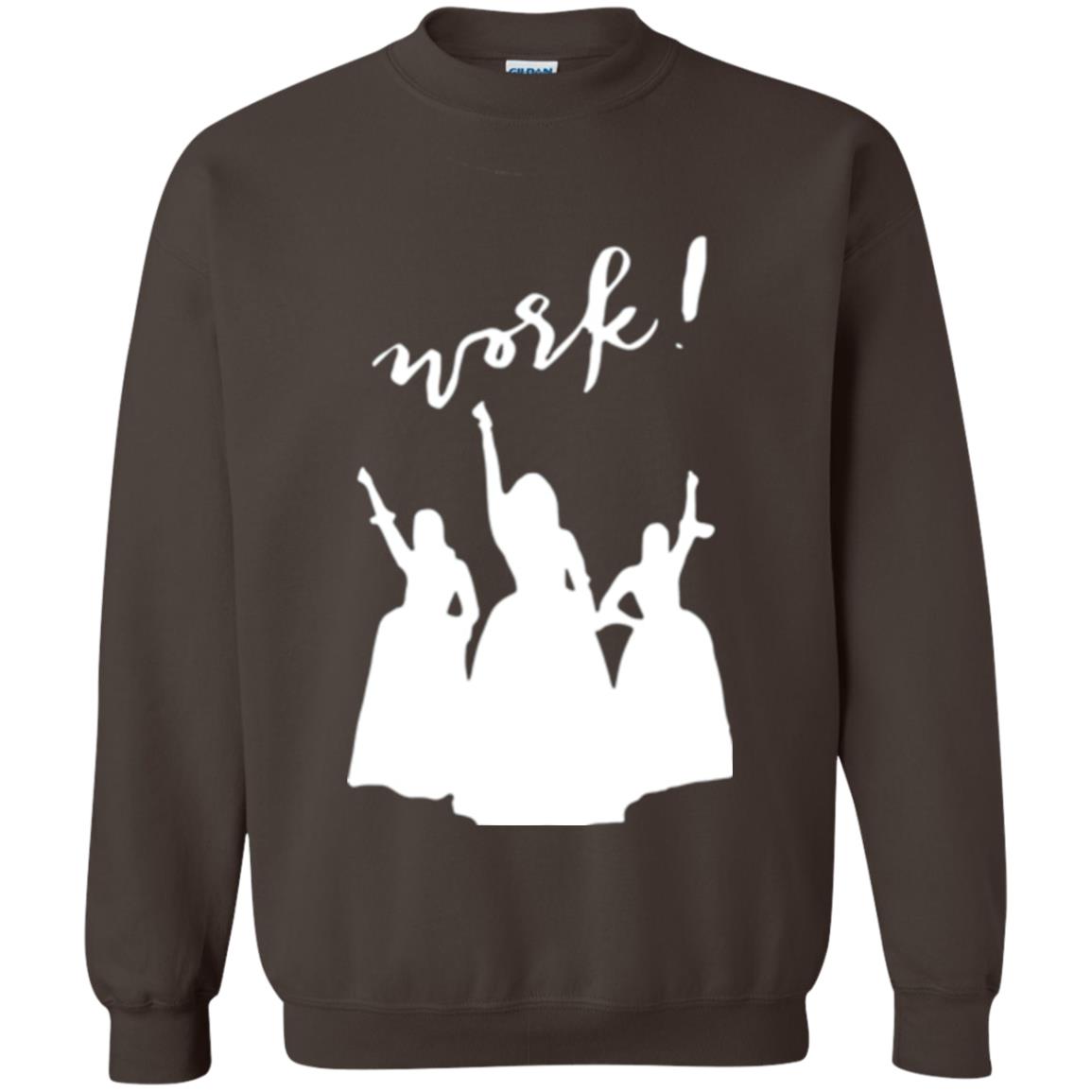 Schuyler Sisters T-shirt Work Dark Chocolate