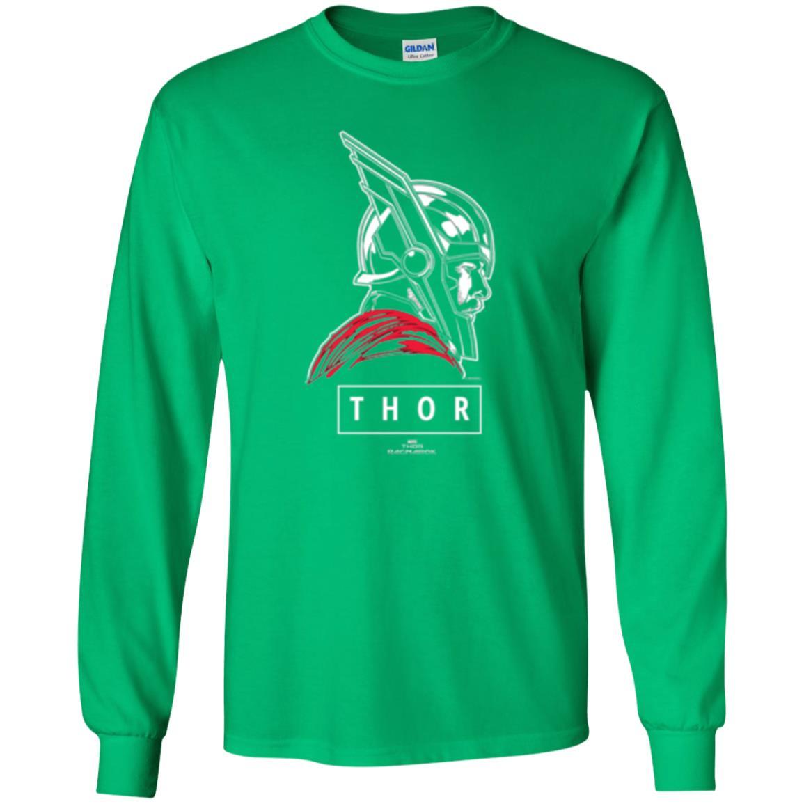 Marvel Thor Ragnarok God Of Tonal Street View T-shirt Irish Green