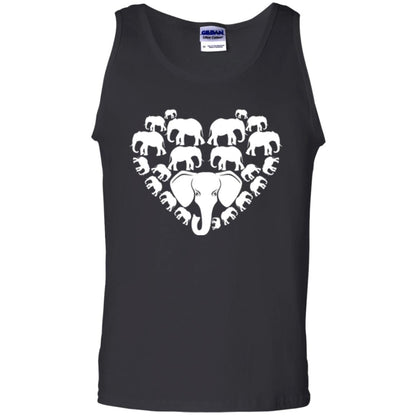 Elephant Lovers T-shirt Special Elephant Heart Black