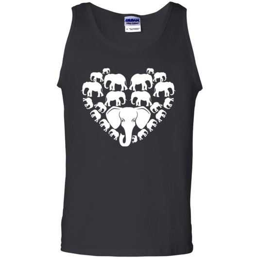 Elephant Lovers T-shirt Special Elephant Heart Black
