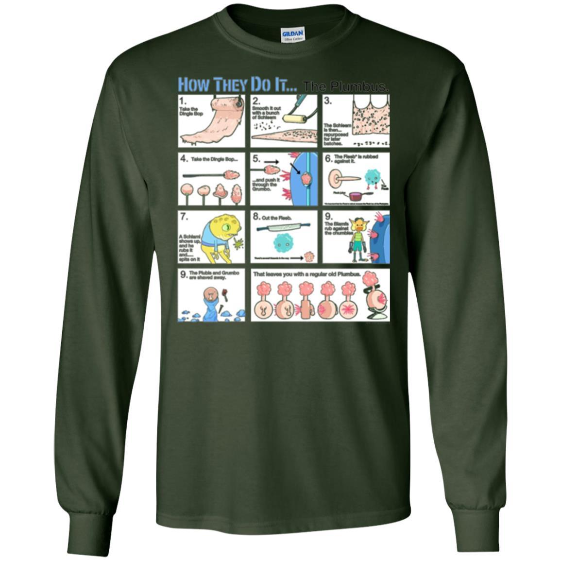 Film T-shirt How They Do Itthe Plumbus Forest Green