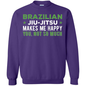 Brazilian Jiu Jitsu T-shirt Brazilian Jiu Jitsu Makes Me Happy