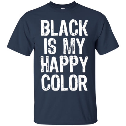 Black Is My Happy Color T-shirt Navy
