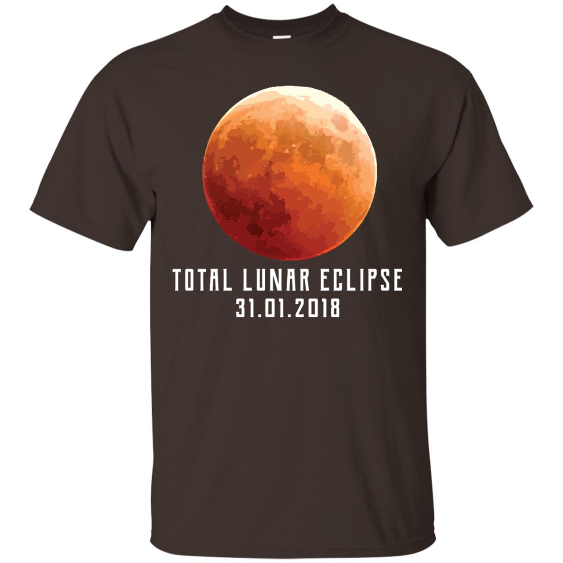 Total Lunar Eclipse Shirt 2018 Astronomy Gift Blood Moon Dark Chocolate