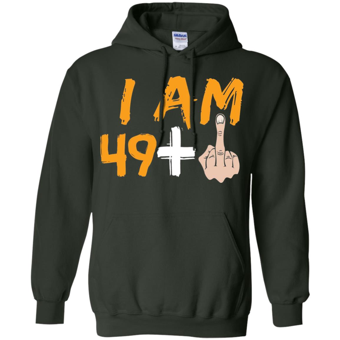 50th Birthday Funny T-shirt I Am 50 Years Old Forest Green