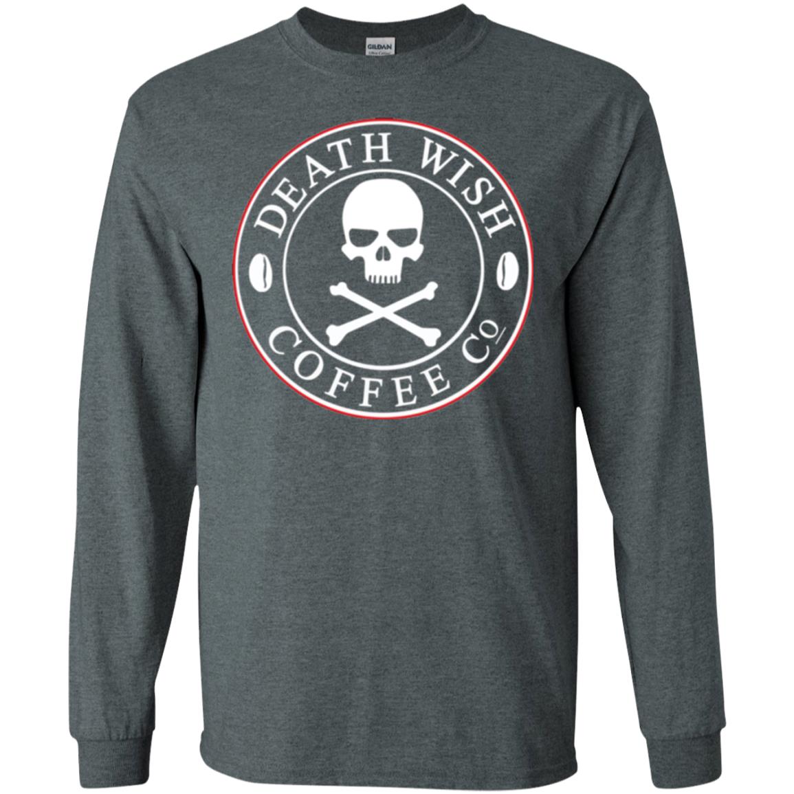 Death Wish Coffee Logo T-shirt Dark Heather