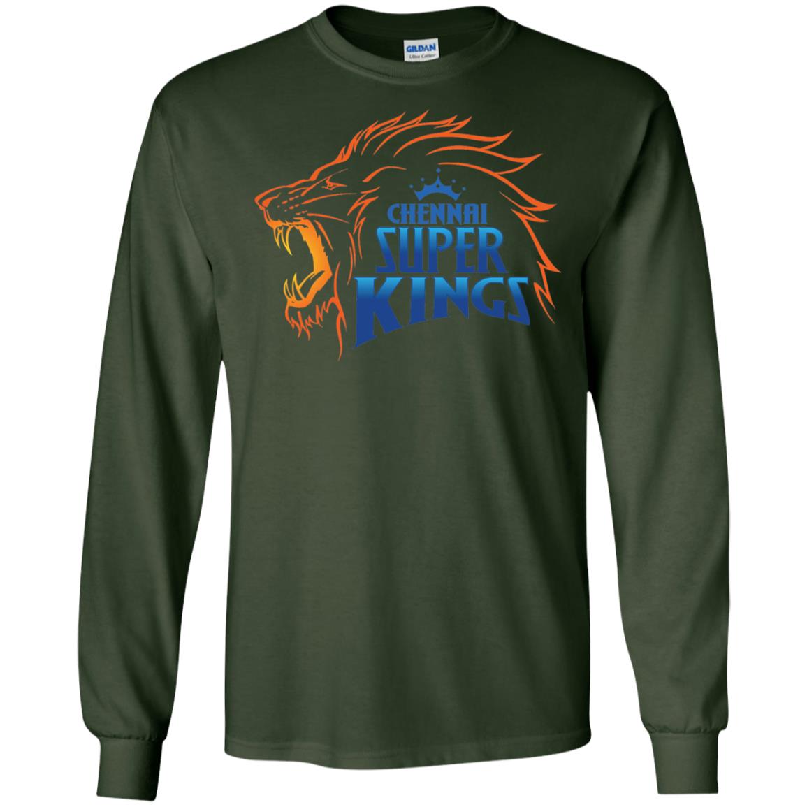 Chennai Super Kings Cricket Fans 2018 T-shirt Forest Green