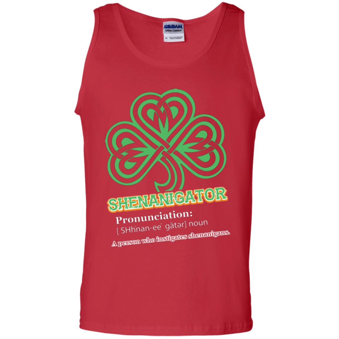 Saint Patrick's Day T-shirt Shenanigator A Person Who Instigates Shenanigans Red
