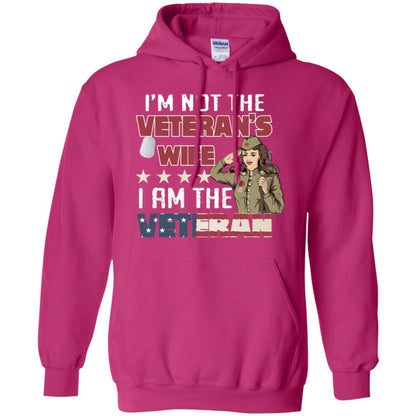 I'm Not The Veteran's Wife I Am The Veteran Shirt For Woman Veteran Heliconia