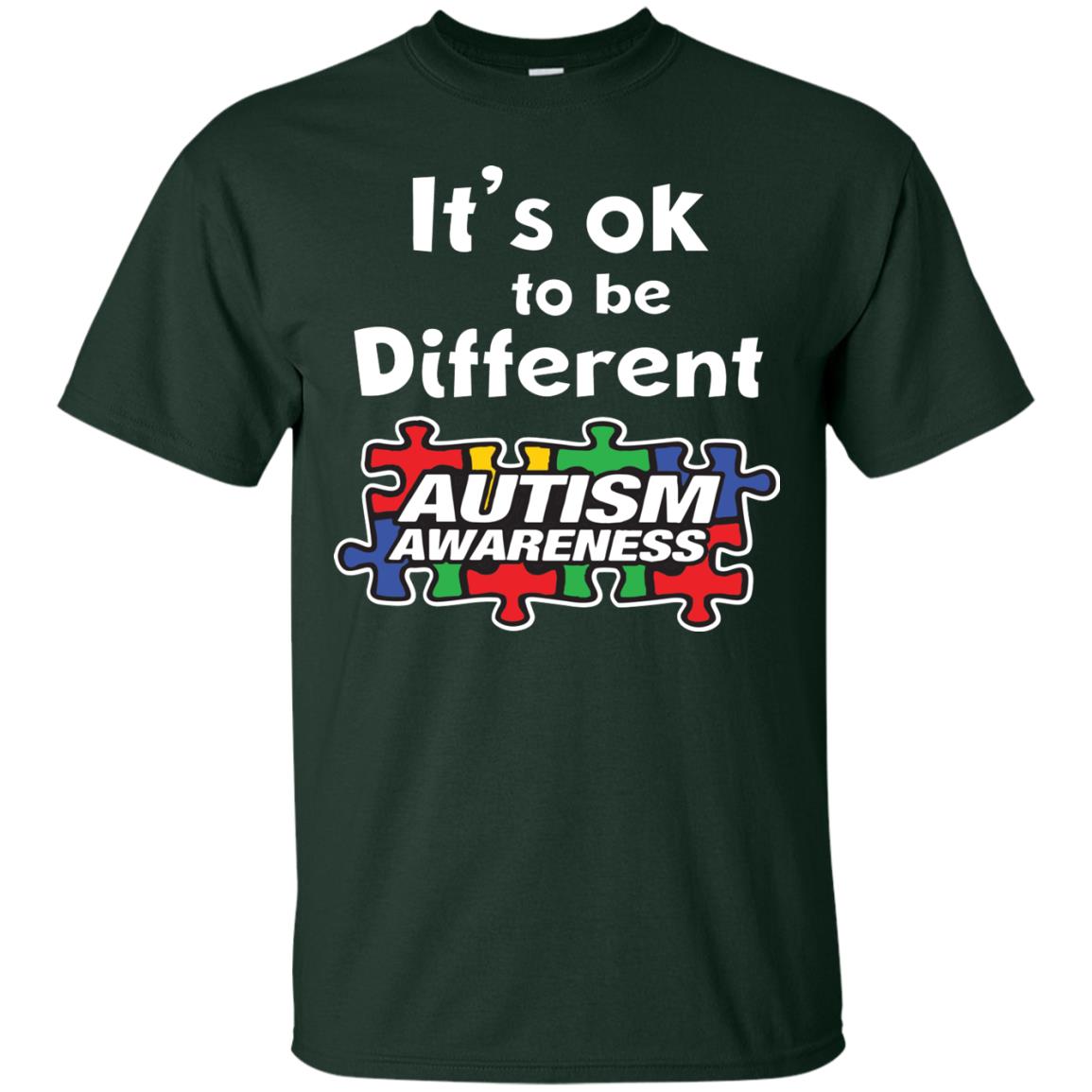 It’s Ok To Be Different Autism Awareness Best Gift Shirt For Autism Awareness Forest
