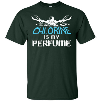 Swimmer T-shirt Chlorine Is My Perfume Forest