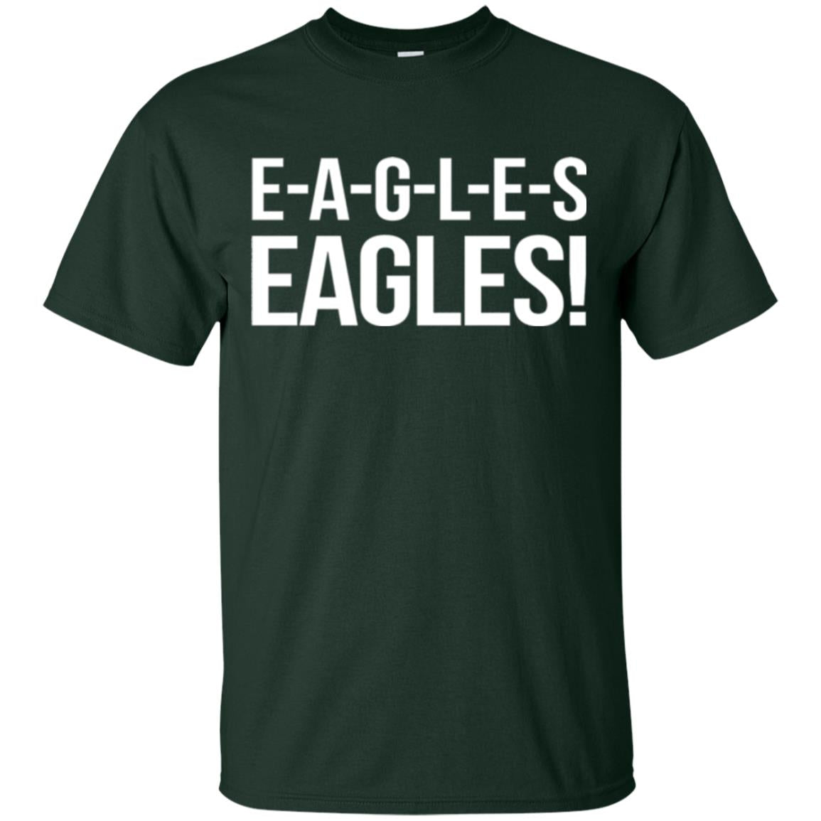 E-a-g-l-e-s Eagles Chant T-shirt Forest Green