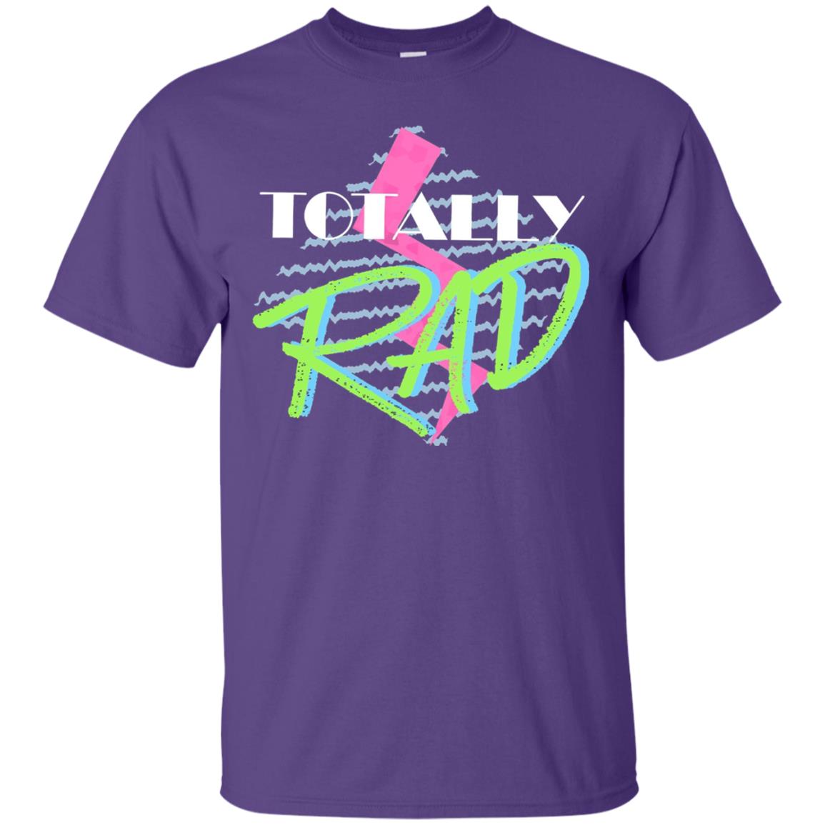 Totally Rad 1980s Party Shirt Purple