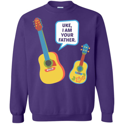 Ukulele Lovers T-shirt Uke I Am Your Father Purple