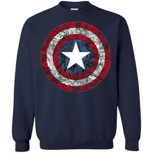 Film T-shirt Captain America Avengers Shield Comic Graphic