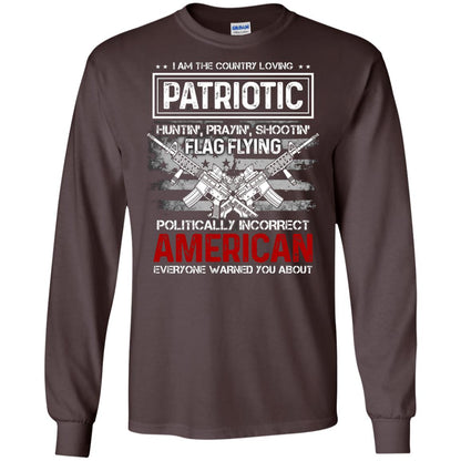 Politically Incorrect American Everyone Warned You About Military Shirt Dark Chocolate