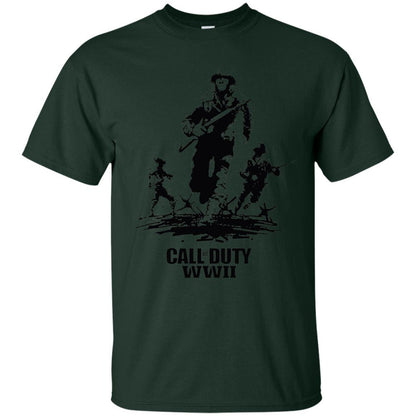 Military T-Shirt Call Of Duty Wwi Forest Green