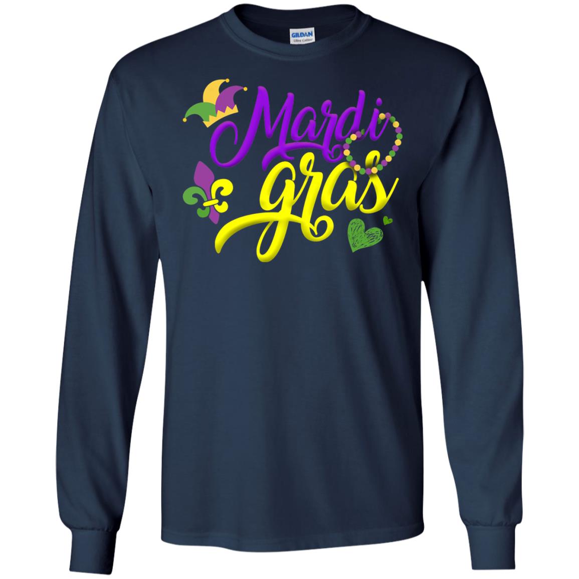 Mardi Gras 2018 T-shirt Navy