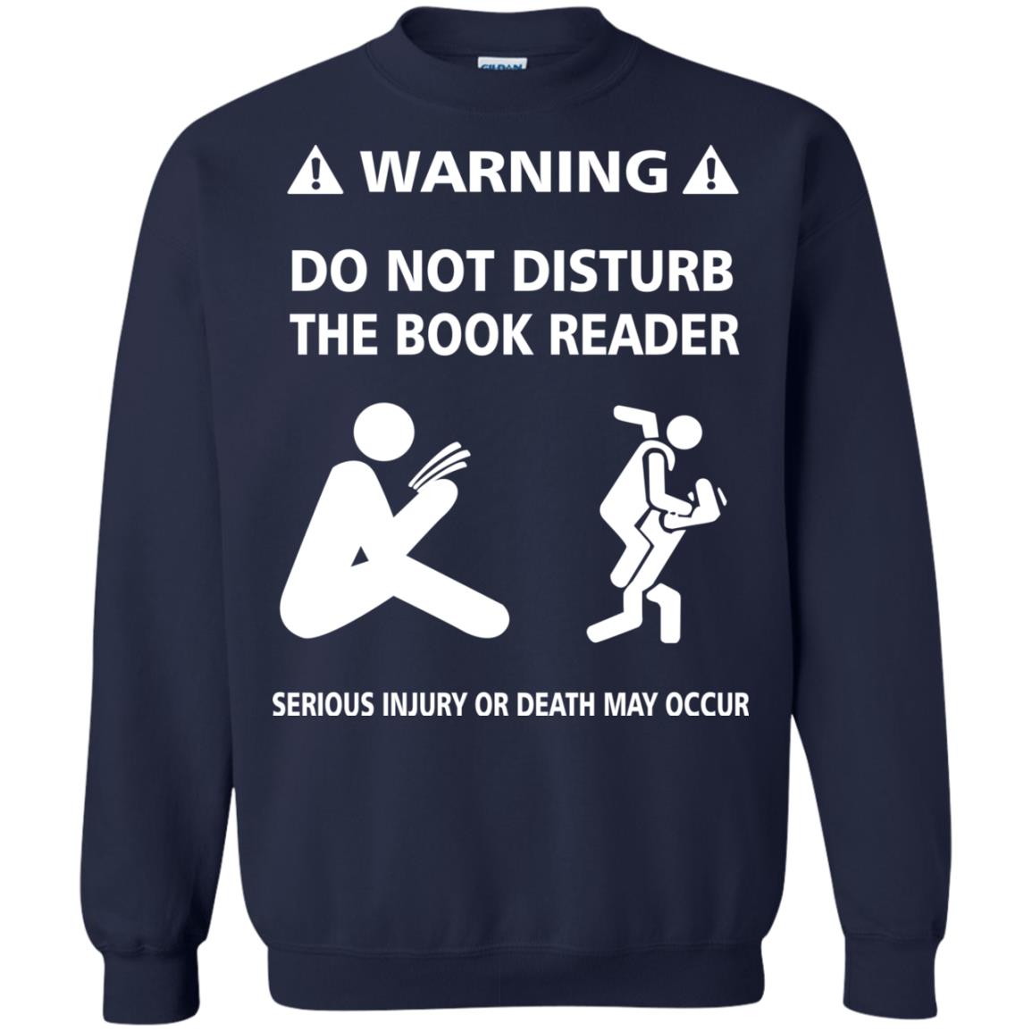 Warning Do Not Disturb The Book Reader Serious Injury Or Death May Occur Navy