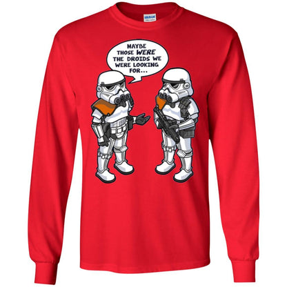 Film T-shirt Wrong Droids Comic Graphic Red