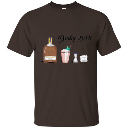 Kentucky Horse Racing Derby Day 2018 Mint Julep Shirt Dark Chocolate