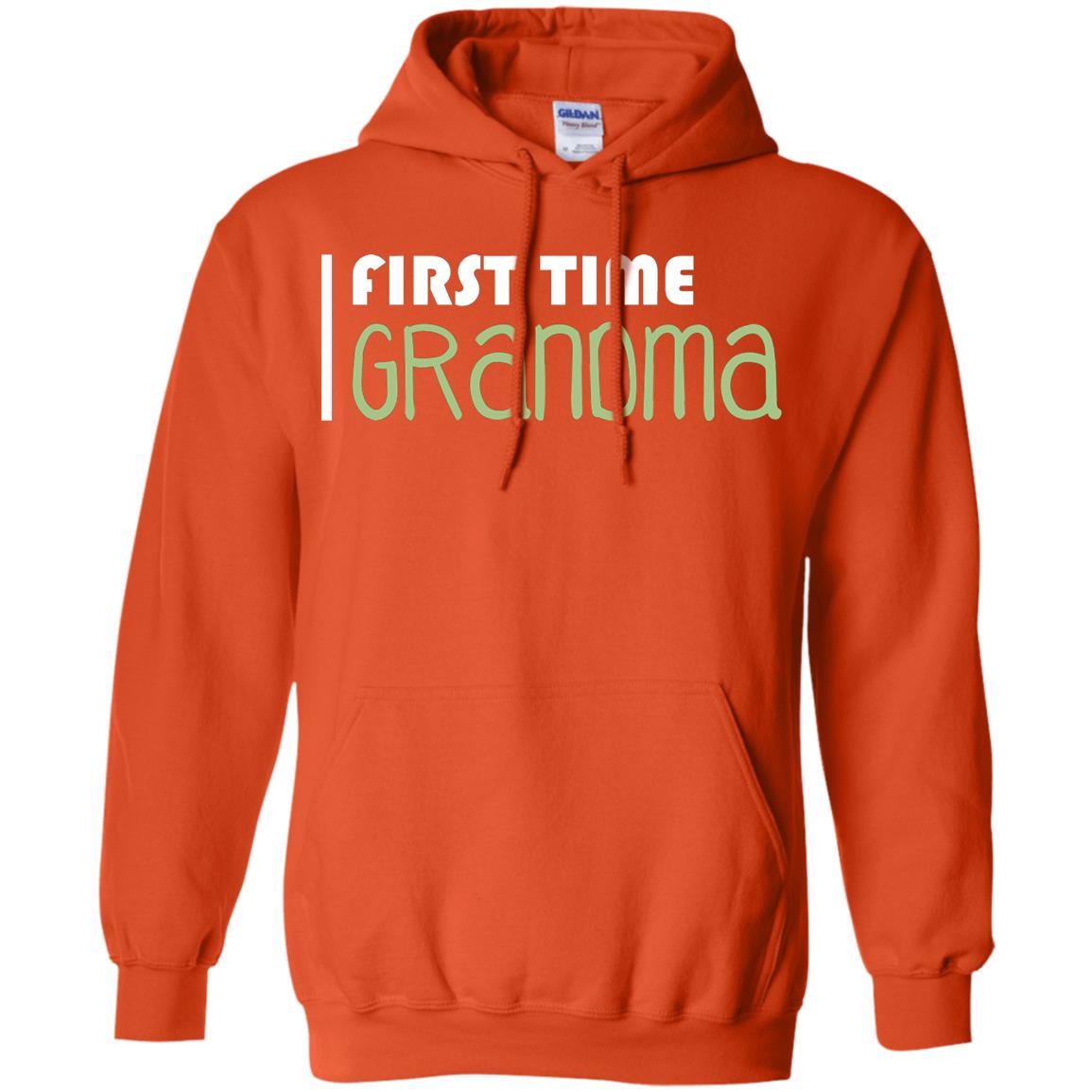 First Time Grandma Shirt Orange