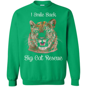 I Smile Back Big Cat Recuse Shirt