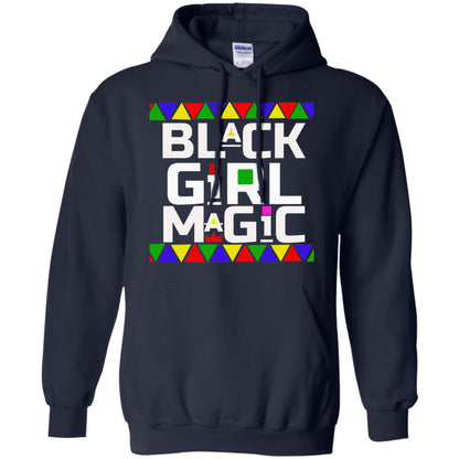 Black Girl Magic Black History African Pride T-shirt Navy