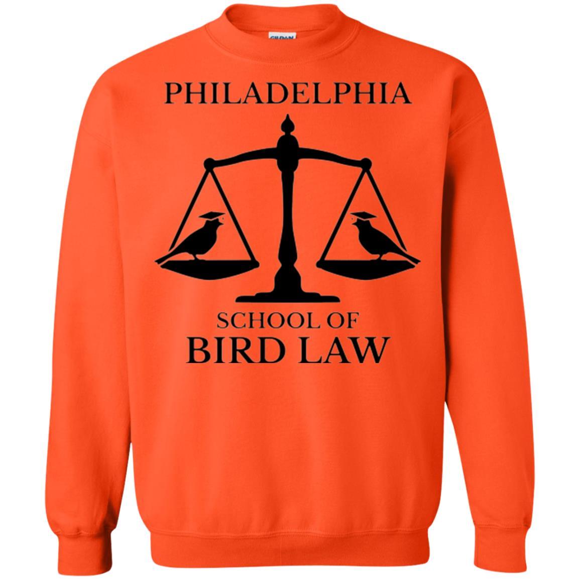 Lawyers T-shirt Philadelphia School Of Bird Law Orange