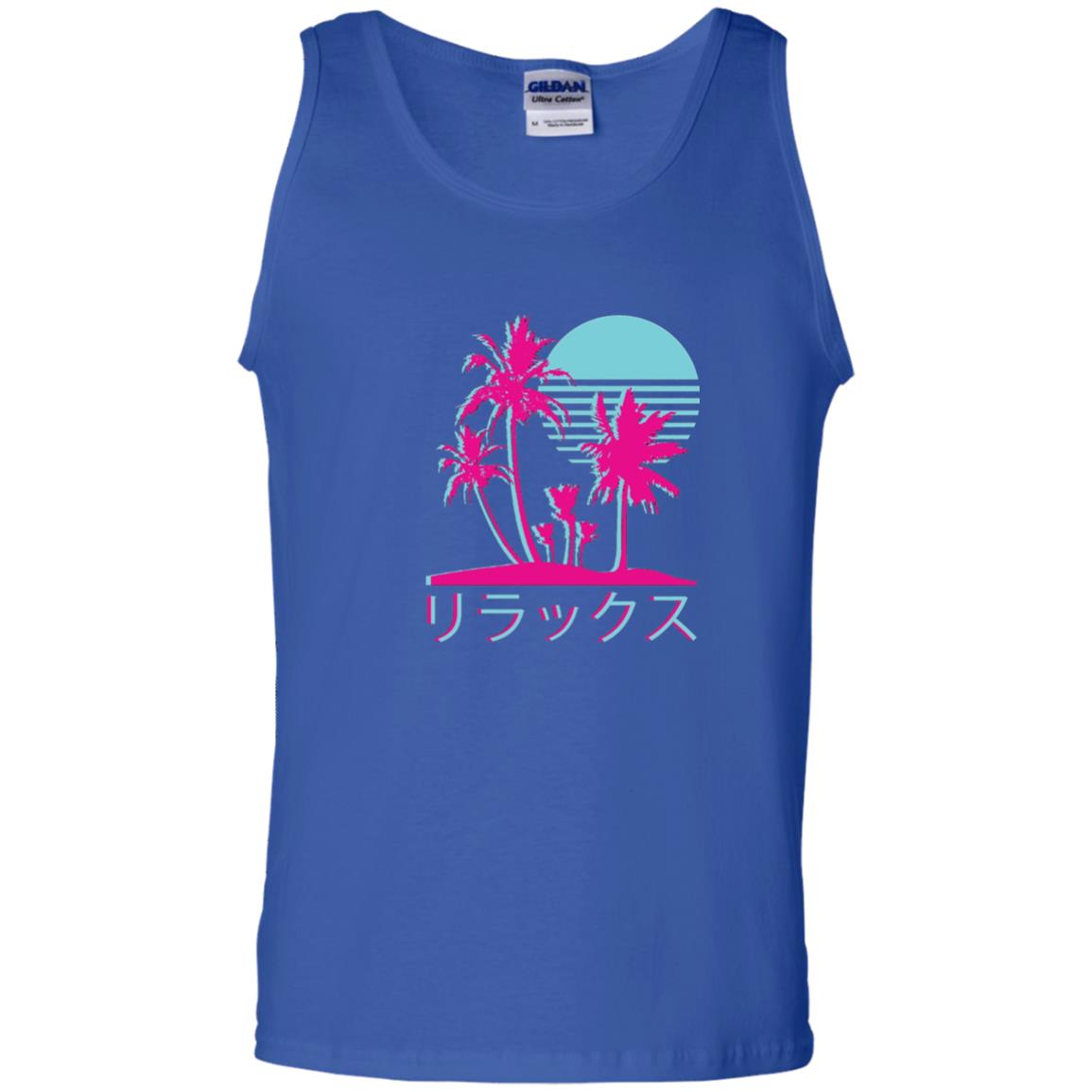 Aesthetic Vaporwave Otaku Summer Shirt Royal