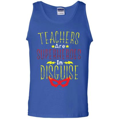 Teacher Super Hero In Disguise T-shirt Teacher Royal