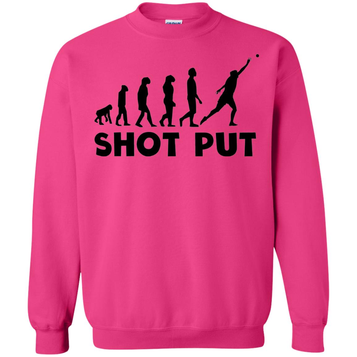 Funny Shot Put Evolution T-shirt Heliconia