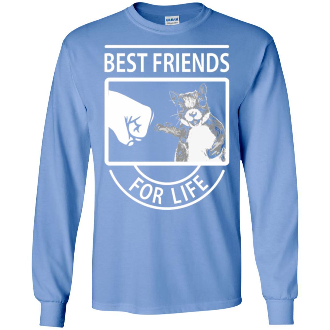 Squirrel T-shirt Best Friend For Life T-shirt Carolina Blue