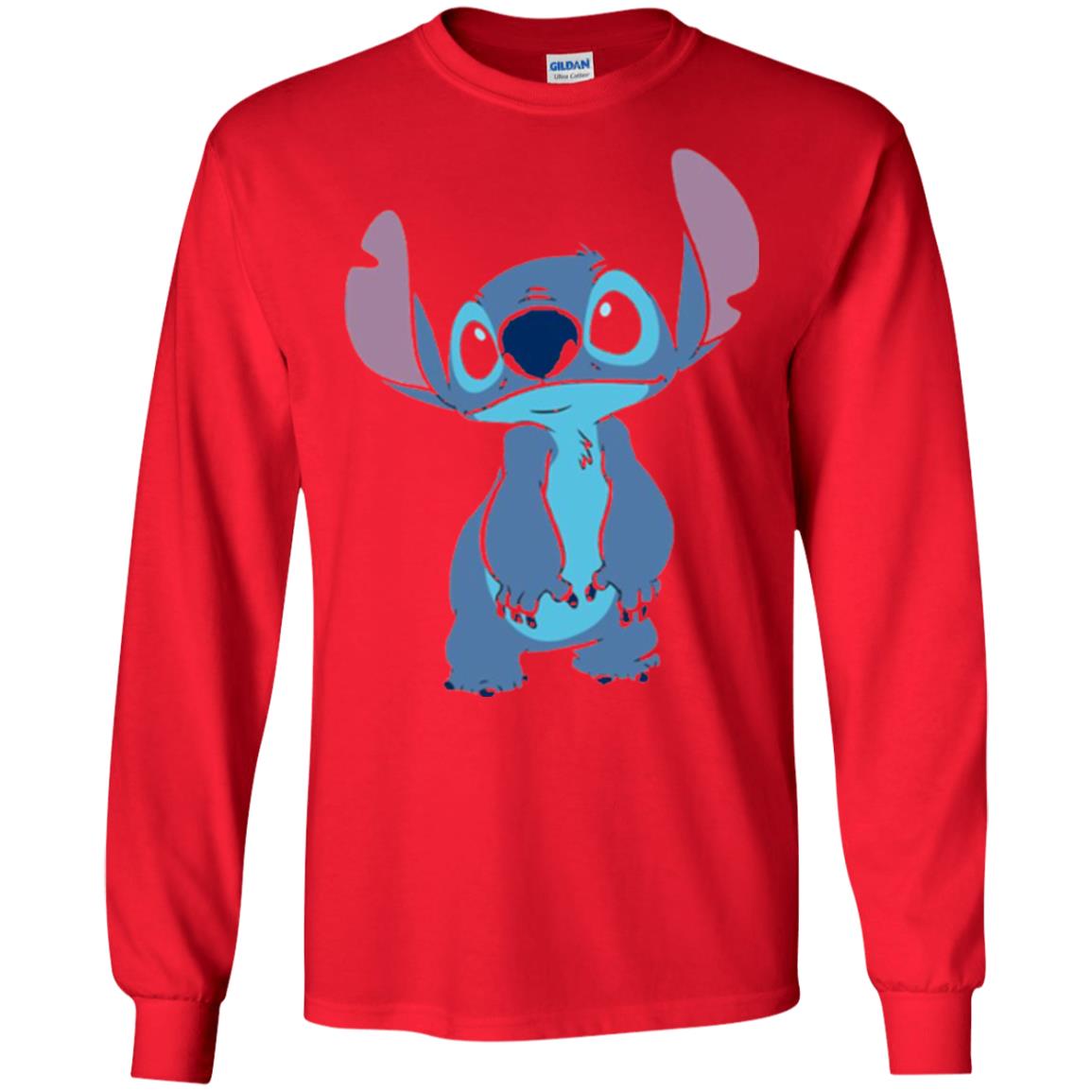 Disney Stitch Ohana T-shirt Red