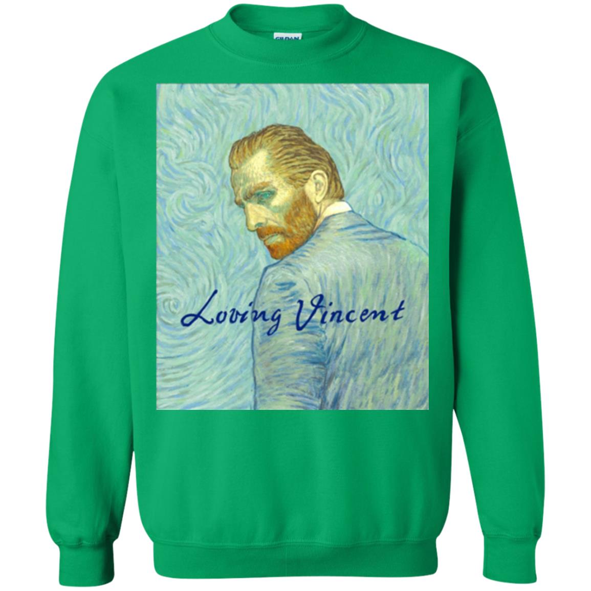 Movie Poster T-shirt Loving Vincent Irish Green