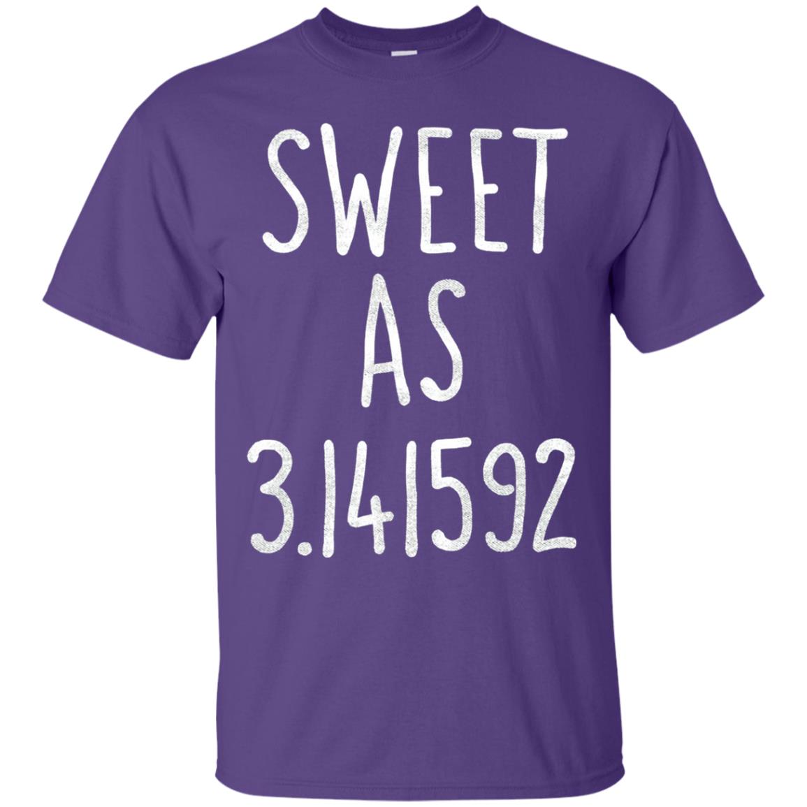 Sweet As Pi Day Math Lover T-shirt Purple