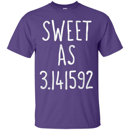Sweet As Pi Day Math Lover T-shirt Purple