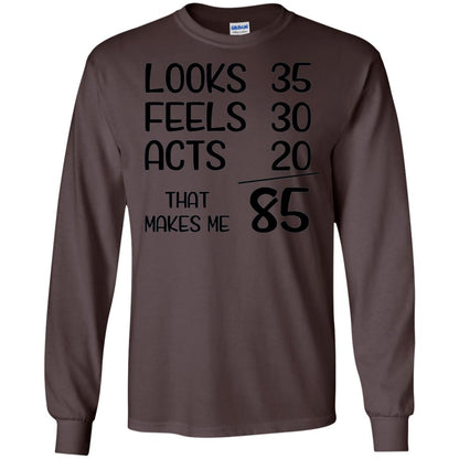 Funny 1933 85 Years Old 85th Birthday T-shirt Dark Chocolate