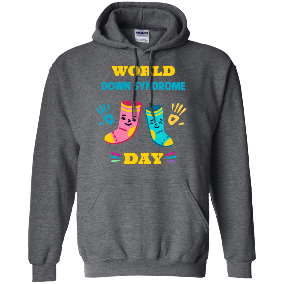 World Down Syndrome Day Hands And Stocks Shirt Dark Heather