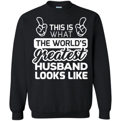 World's Greatest Husband Best Husband Ever Looks Like T-shirt Black
