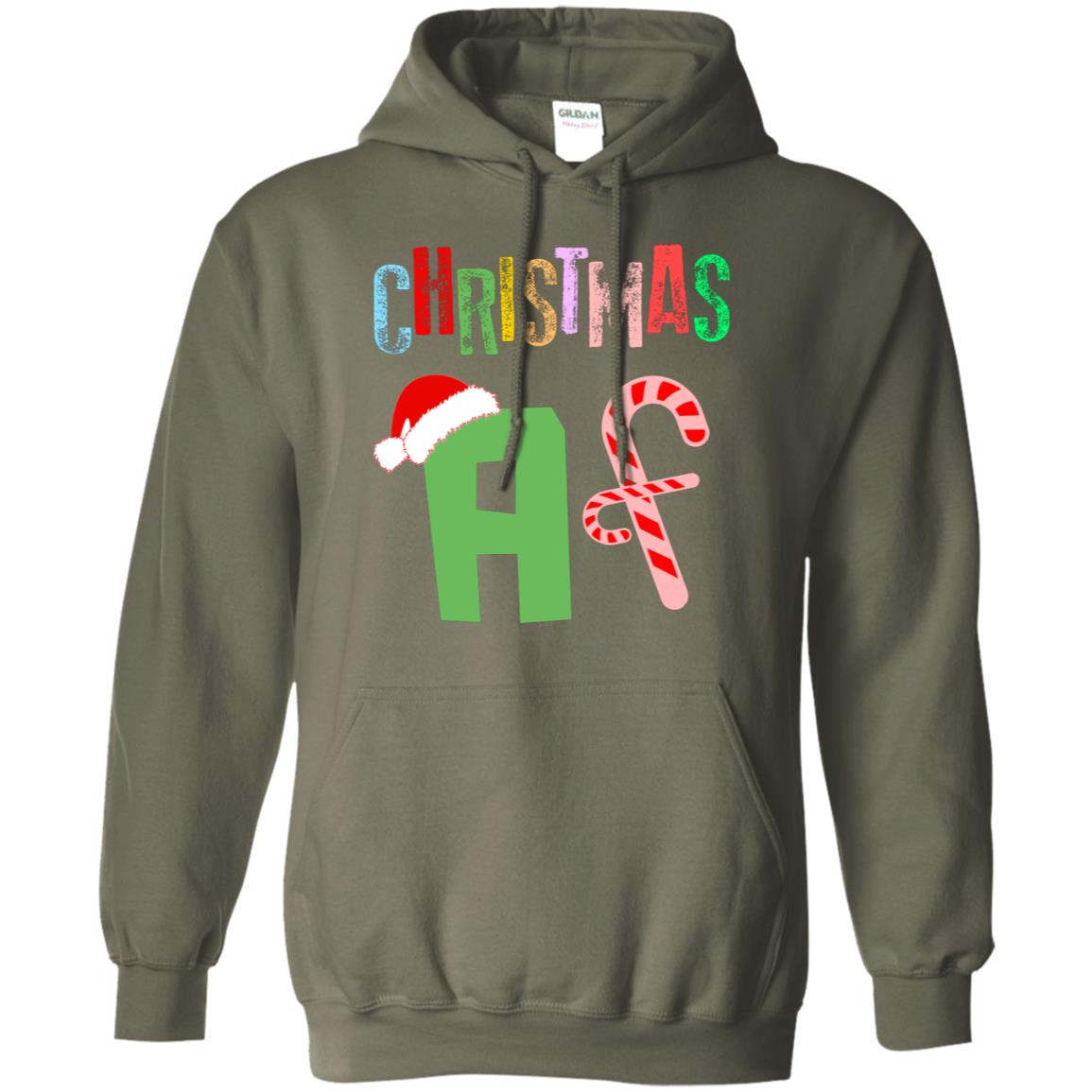 Chrismas Af X-mas Gift Shirt For Mens Or Womens Military Green