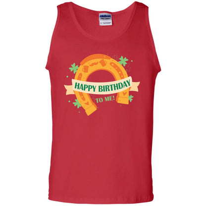 Happy Birthday To Me Shamrocks Saint Patrick's Day T-shirt Red
