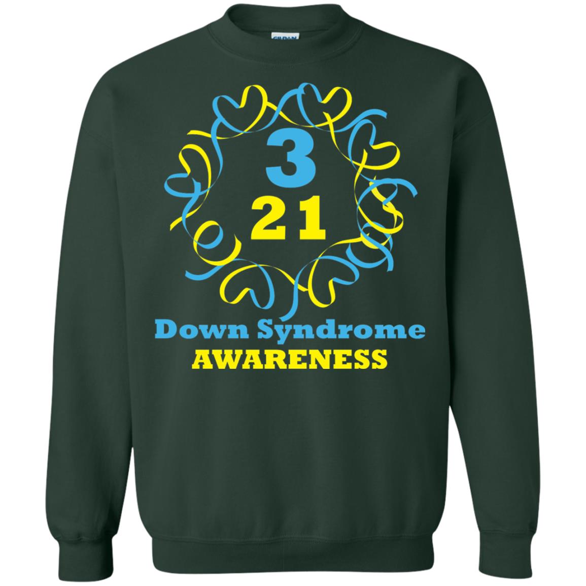 Down Syndrome Awareness T Shirt Forest Green